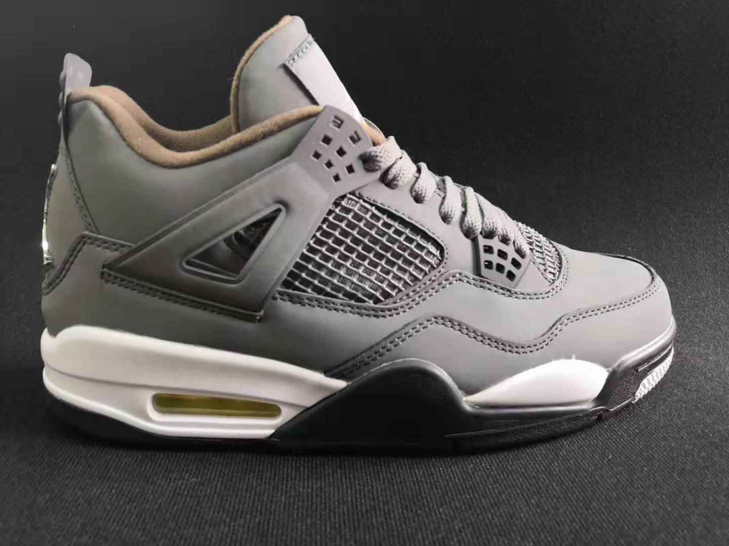 2019 Men Jordan 4 Silver Grey Shoes - Click Image to Close